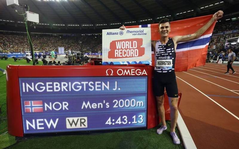 英格布里特森保持24年的2千米世界纪录