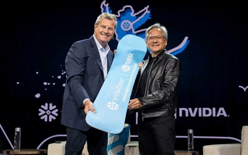英伟达将AI计算平台引入云数据公司雪花
